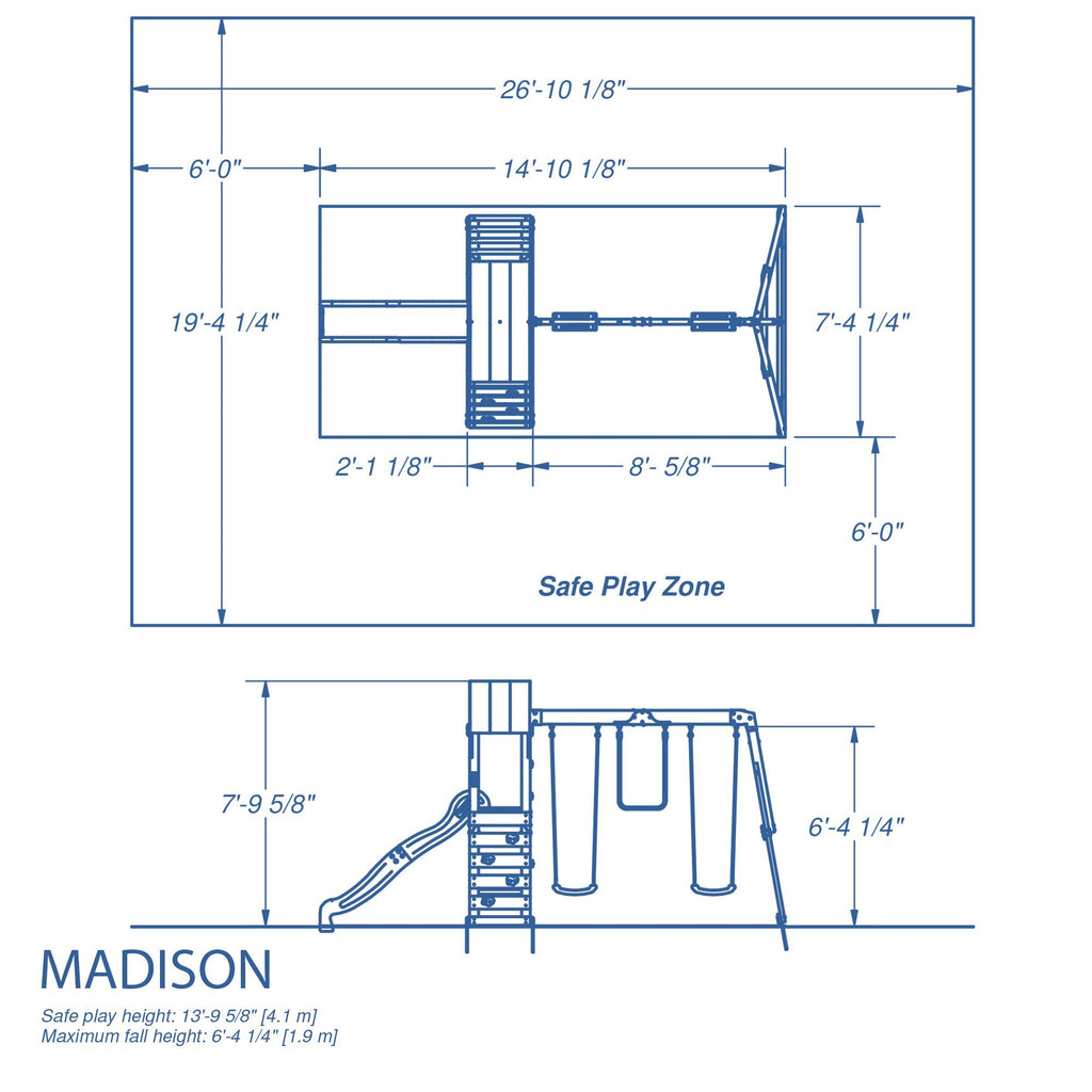 denver wooden playset instructions