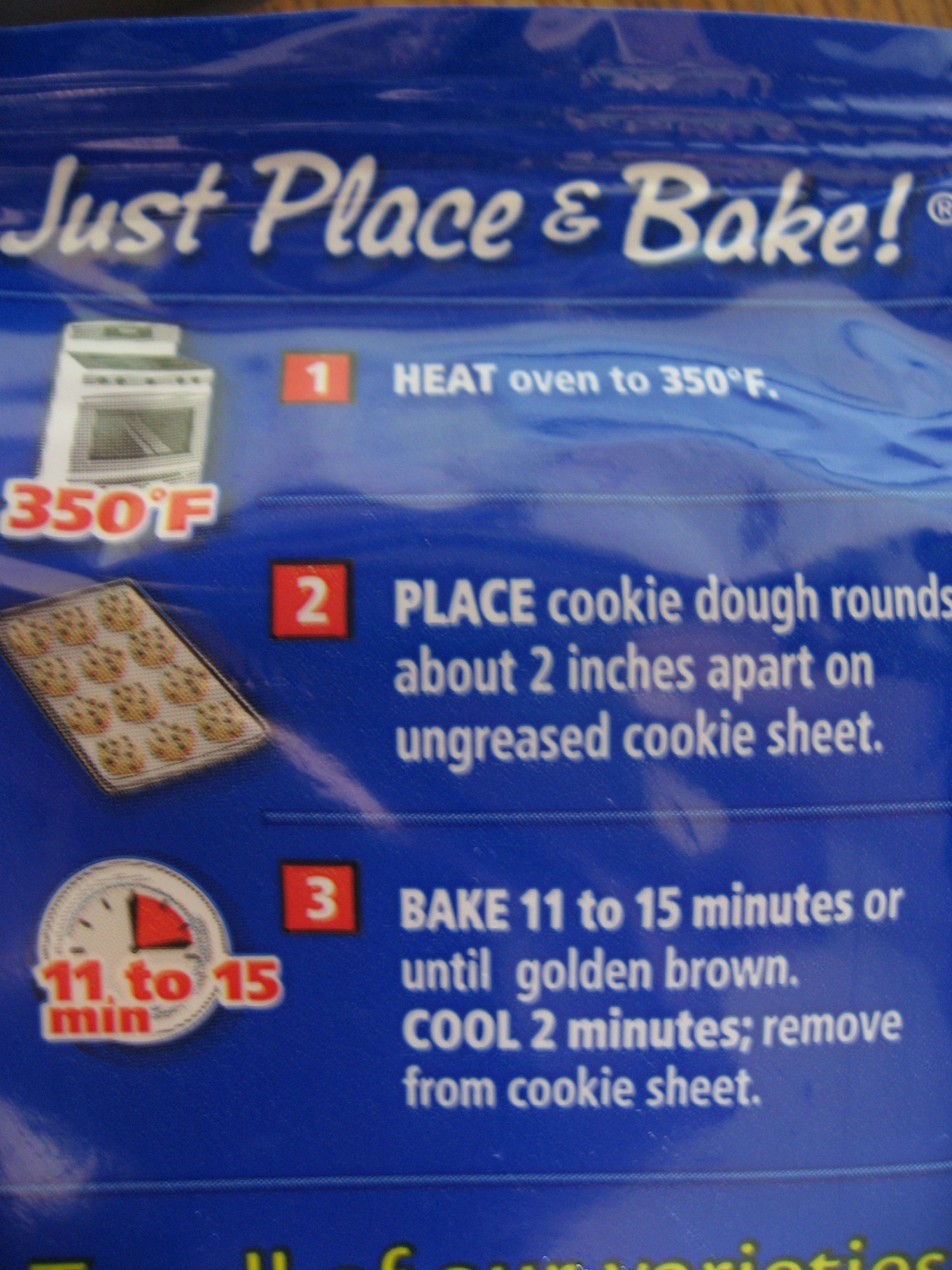 pillsbury hershey ready to bake cookies instructions