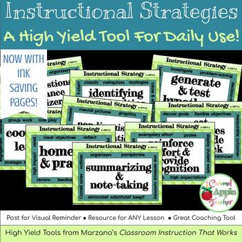 high yield instructional strategies math