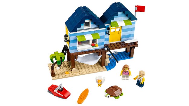 lego beach hut and beachside vacation set combined instructions