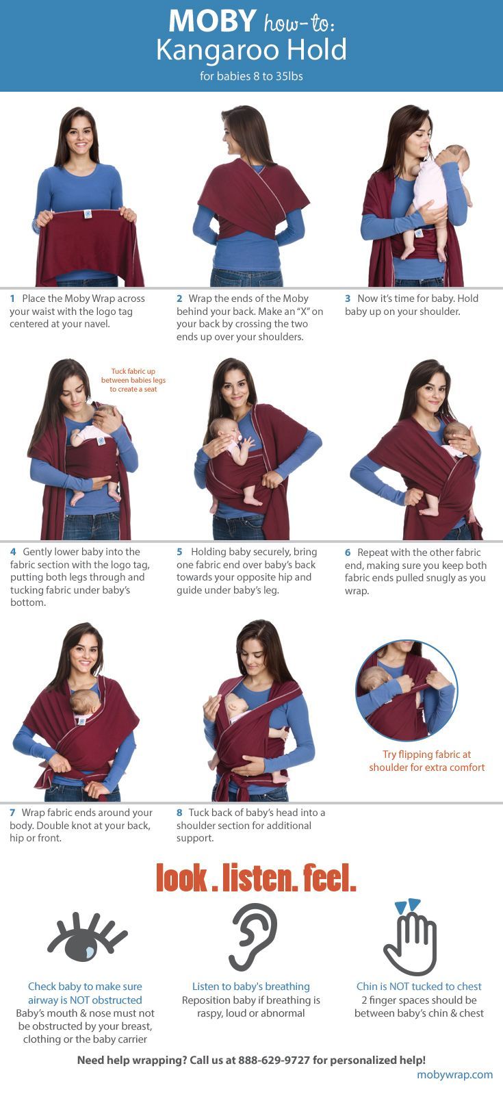 moby wrap instructions 6 month old