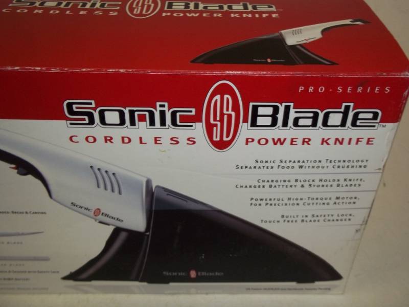 sonic blade cordless power knife instructions