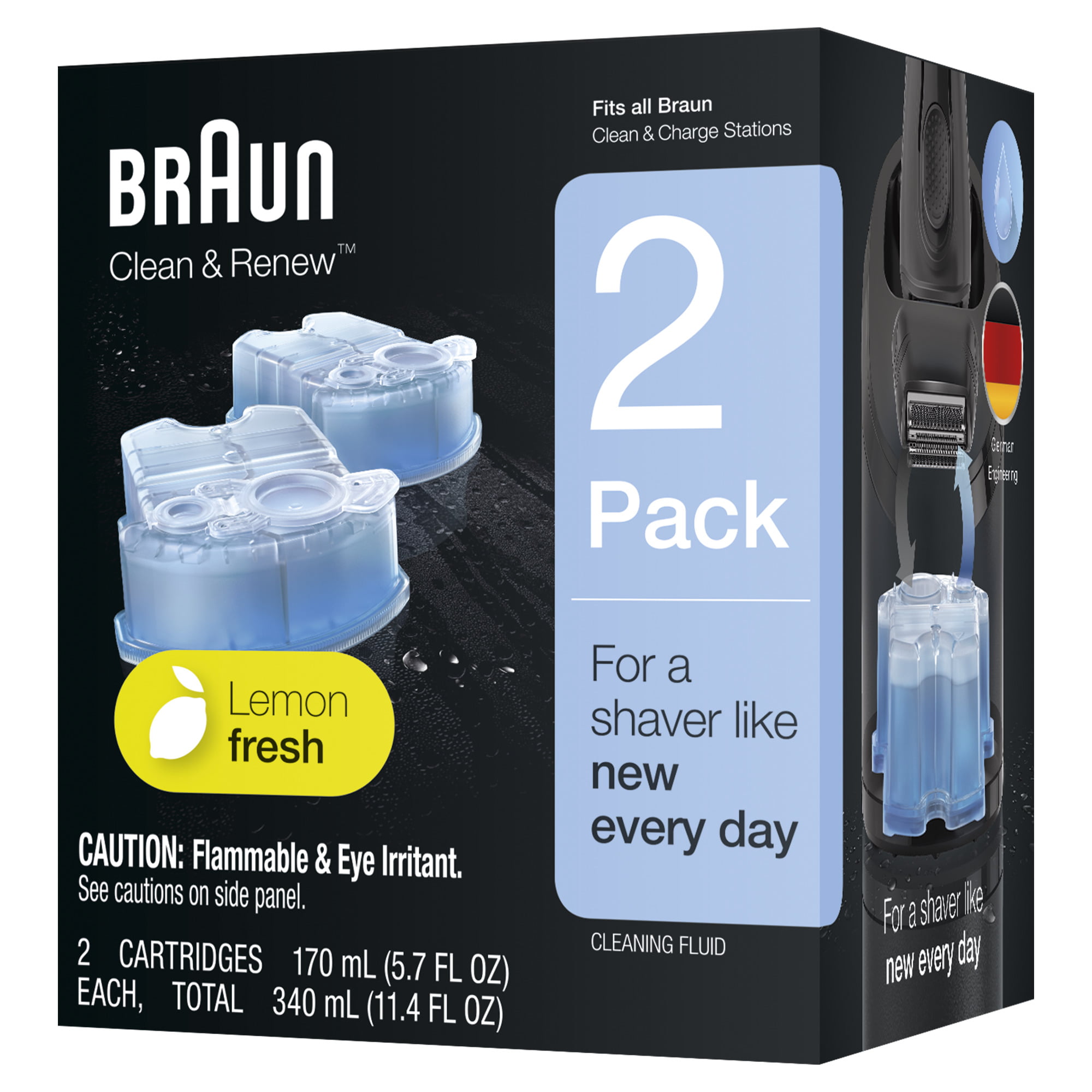 braun clean and renew cartridge instructions