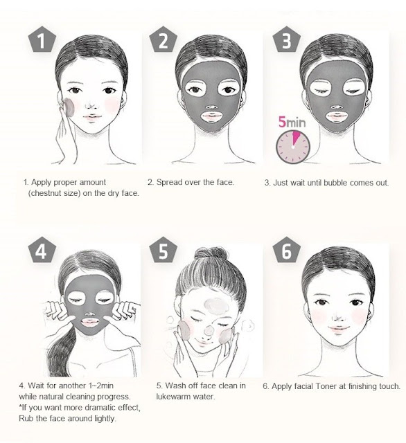 milky piggy carbonated mask instructions
