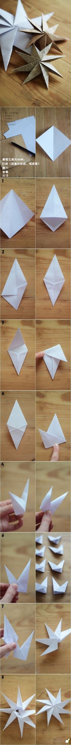 origami multiple pieces instructions
